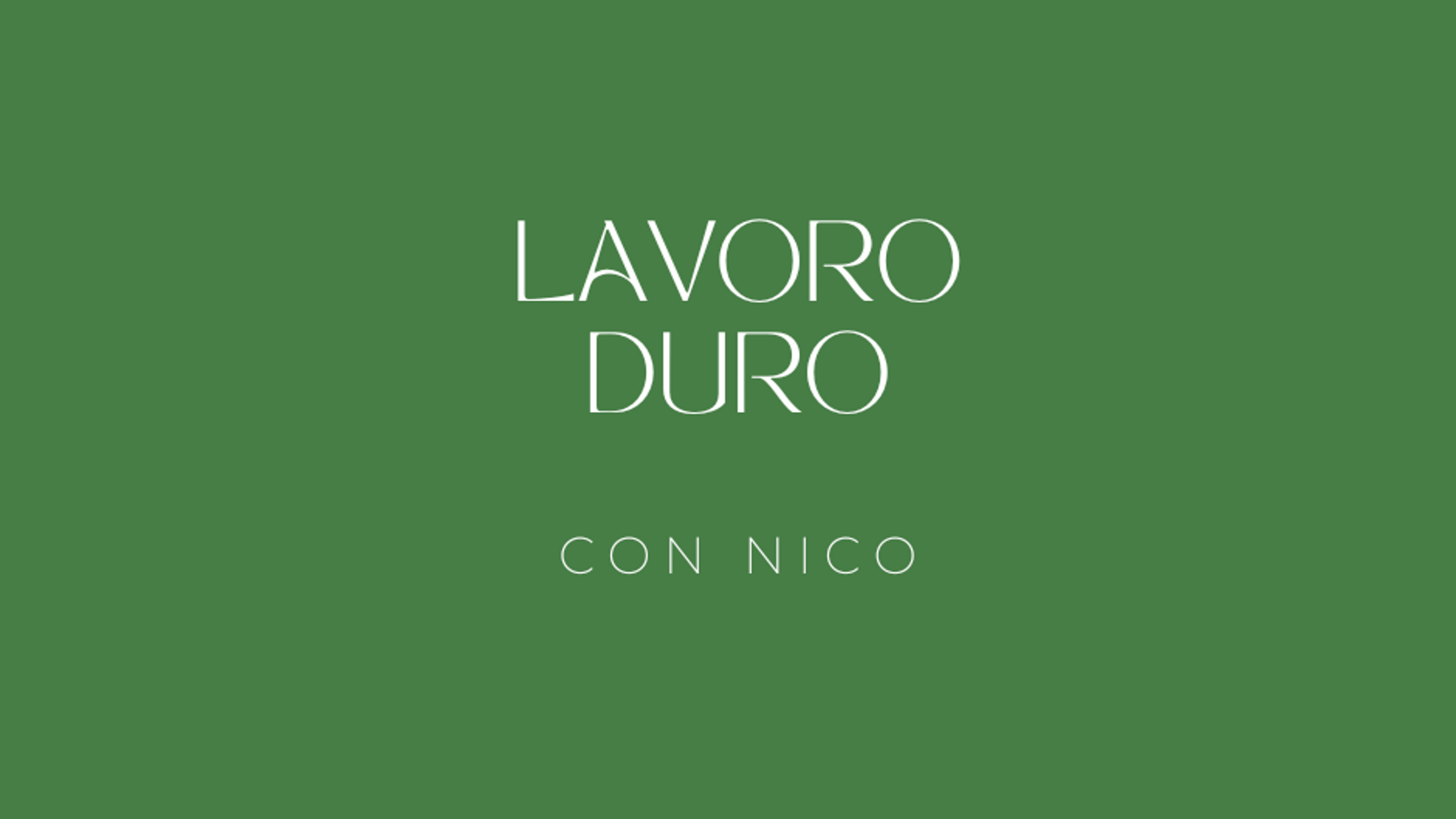 Lavoro Duro